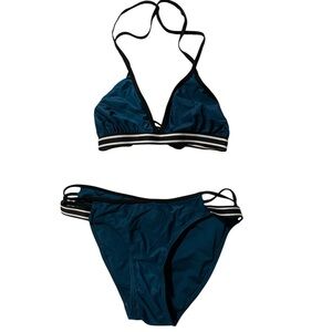 Stylish Teal Bikini Set